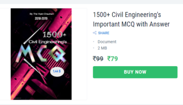 1500+ Important Civil engineering  MCQ With Solution By Expert Civil.com