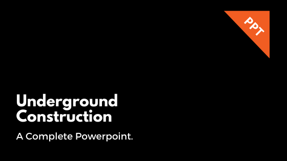 Underground Construction case study -PPT Download