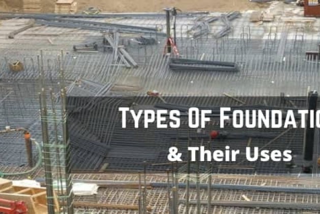 Types Of Foundation & Their Uses In Building Construction