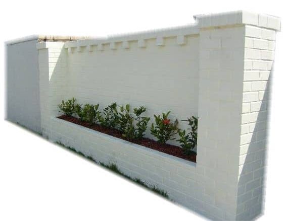 Modern Brick Boundary Wall Design ideas