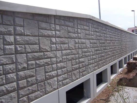 Modern Stone Boundary Wall Design ideas