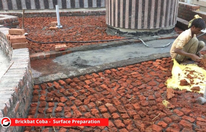  Surface Preparation brick bat coba