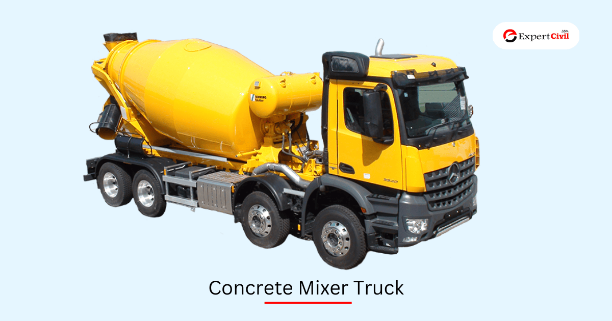 Concrete Mixer Truck Construction Vehicle