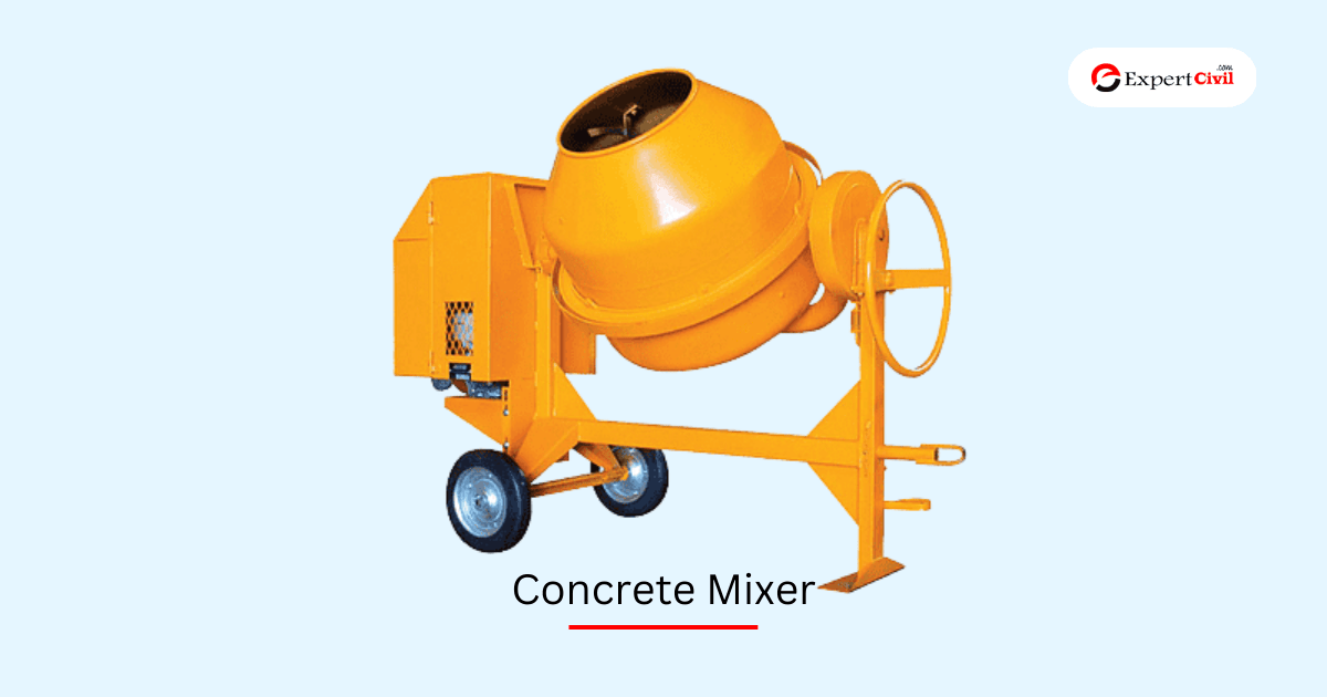 Concrete Mixer in construction