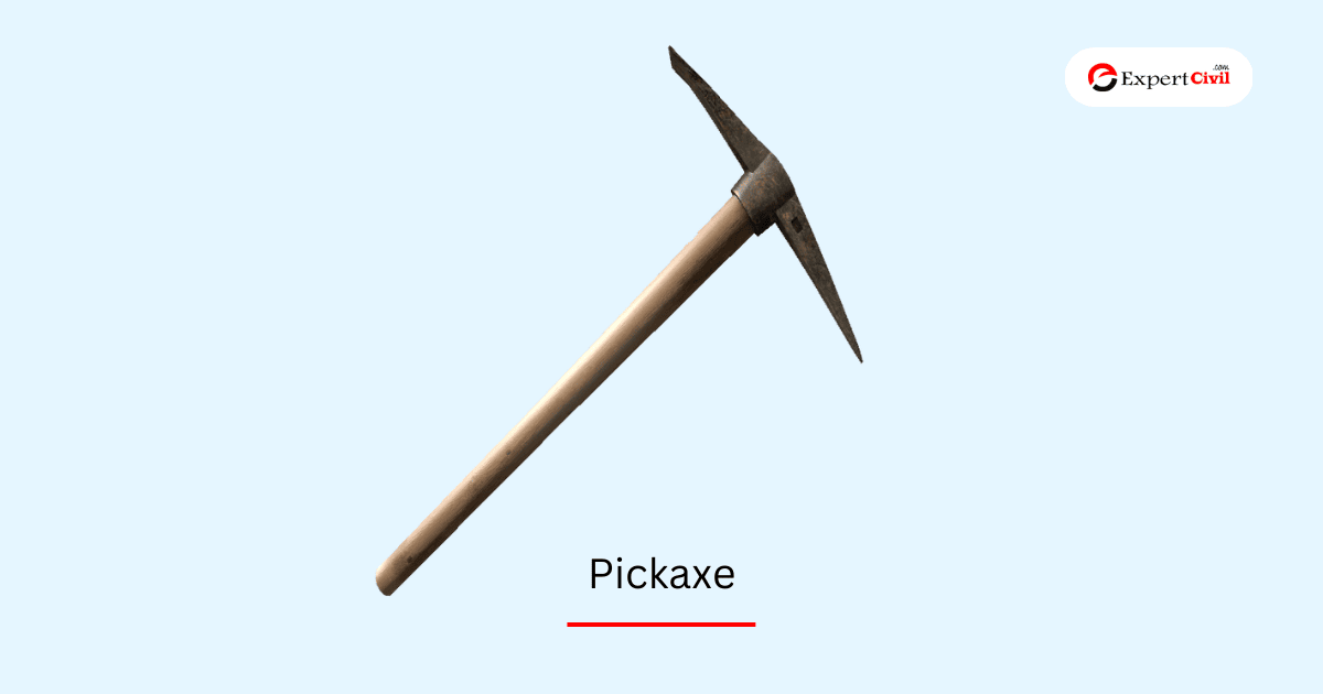 Pickaxe in construction