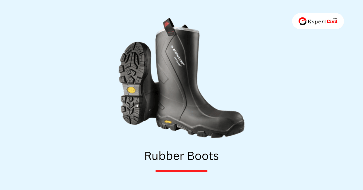 Rubber Boots in construction