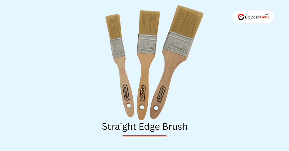 Straight Edge Brush in construction