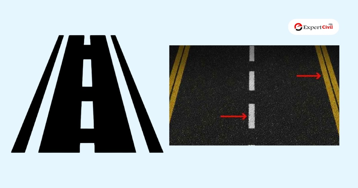 7 Types of Pavement Markings on Roads - Purpose, Advantages & Disadvantages of Marking