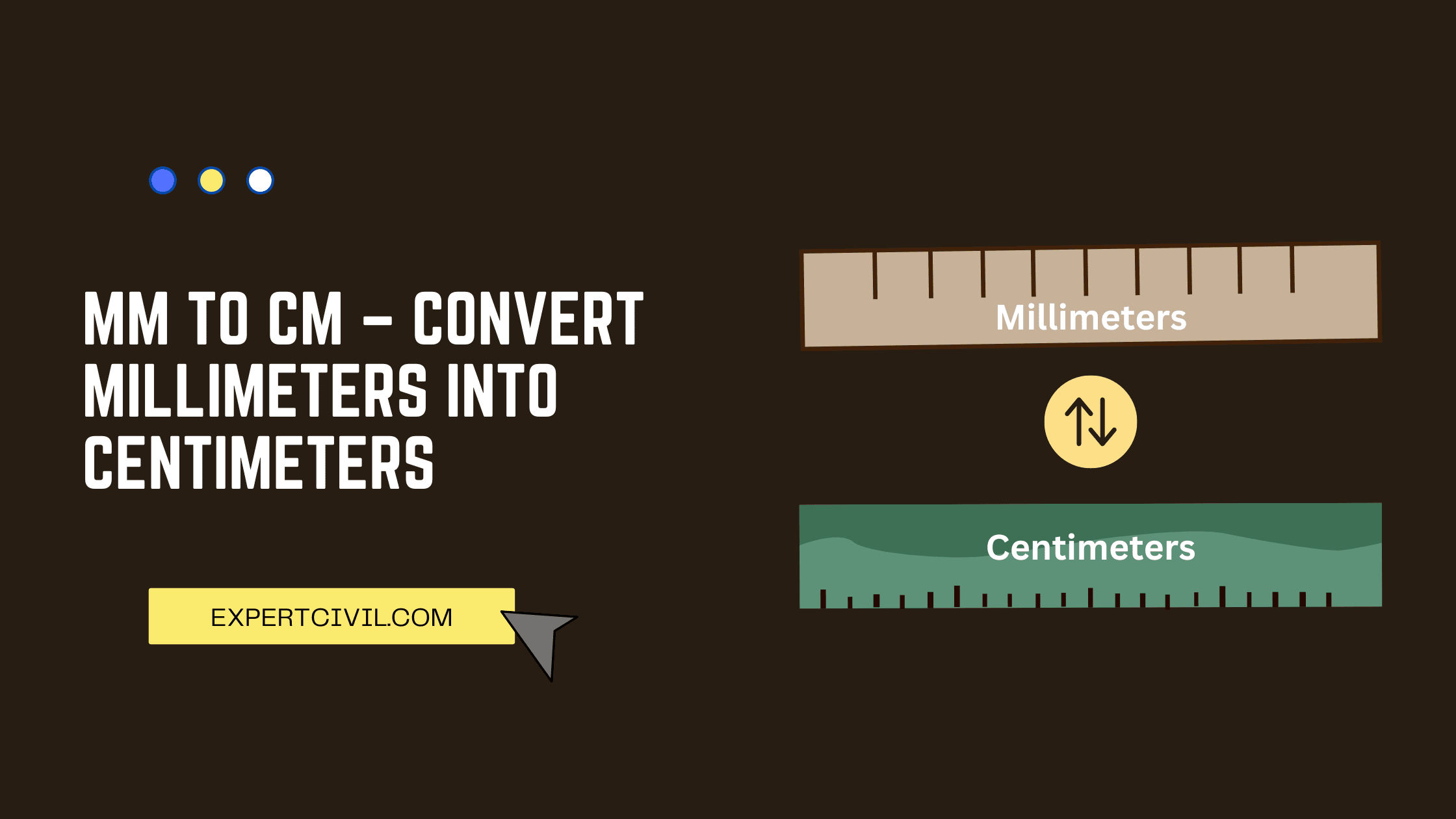 mm to cm – Convert Millimeters into Centimeters