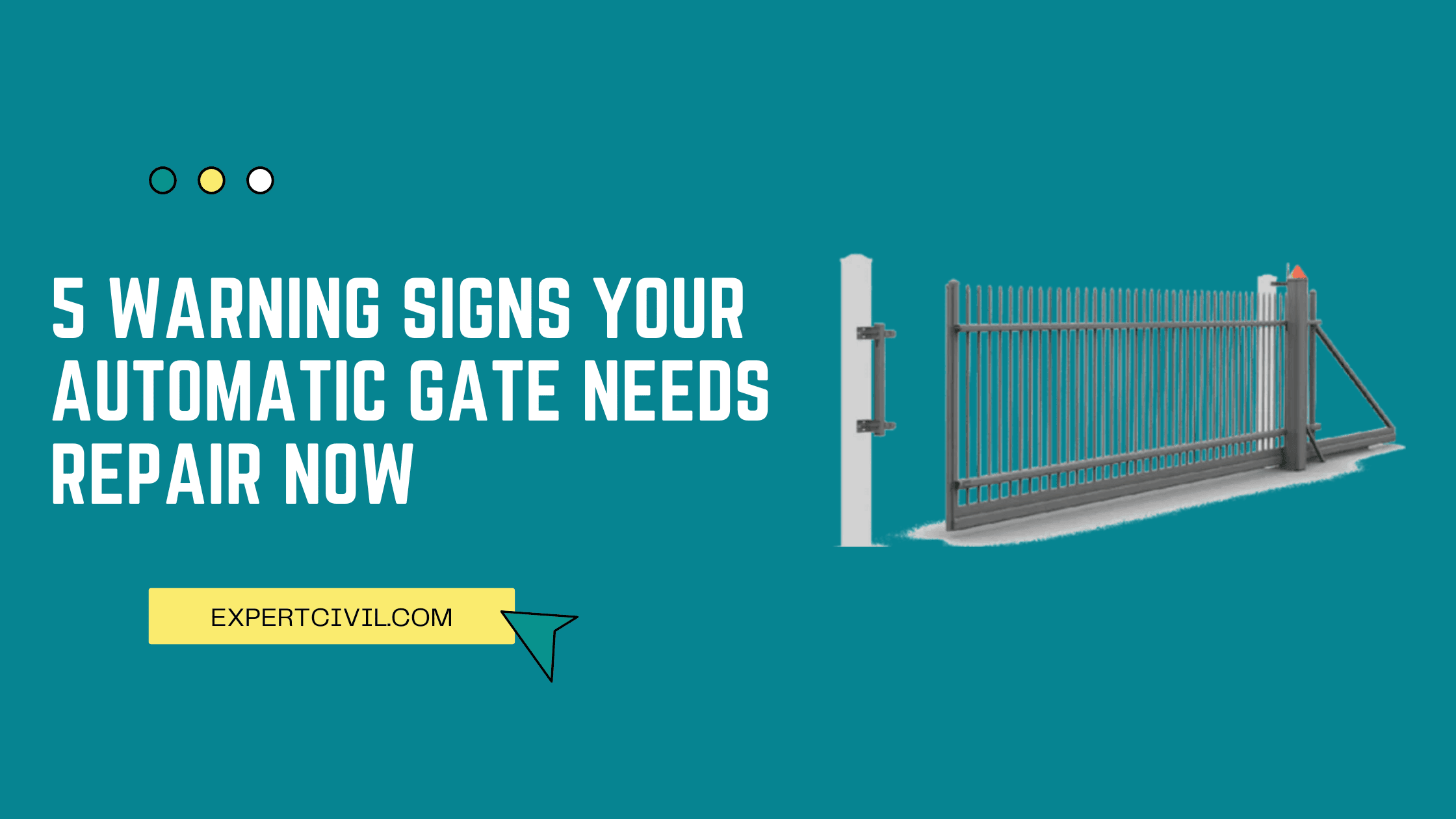 5 Warning Signs Your Automatic Gate Needs Repair Now
